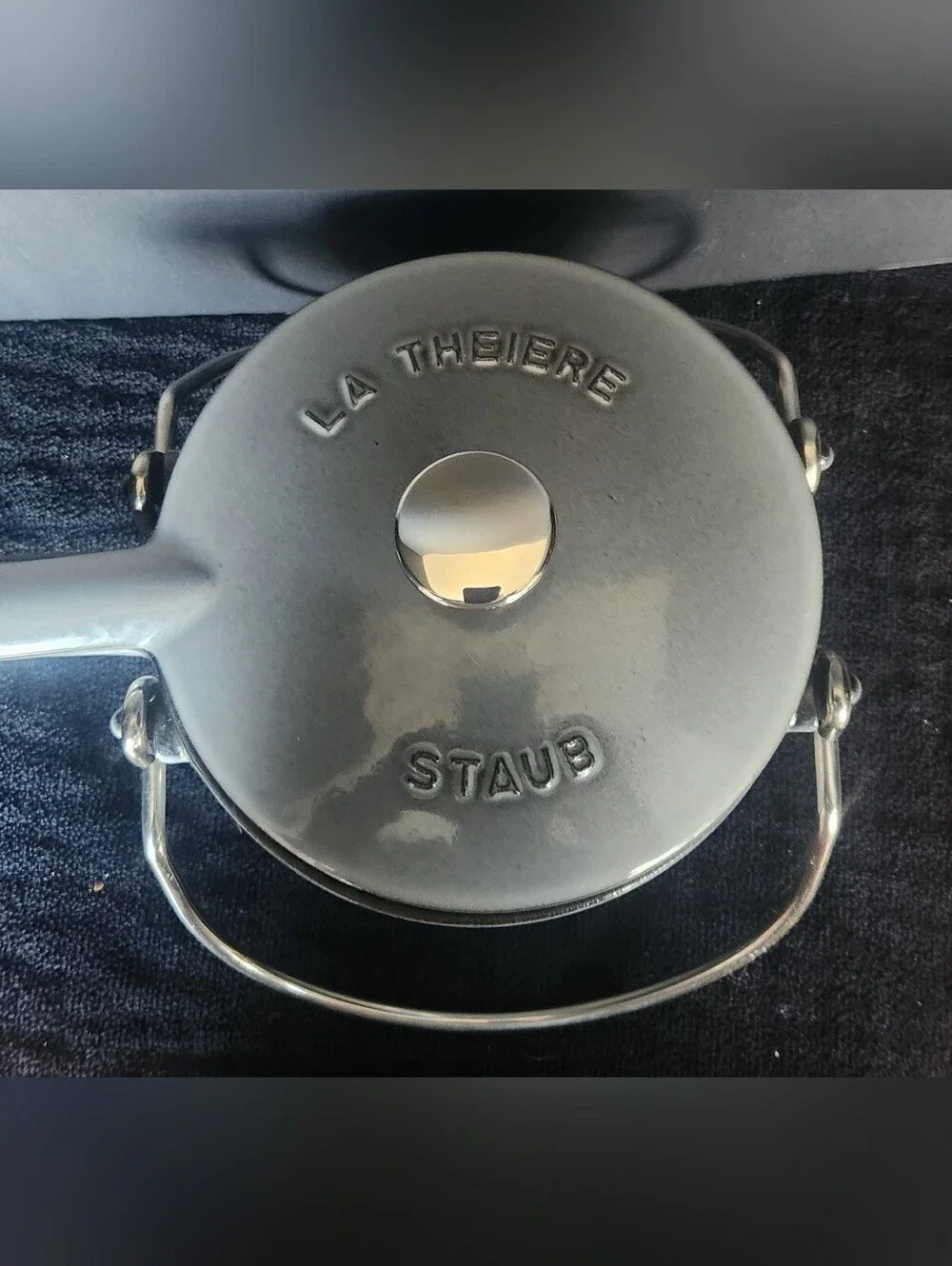 NWOT Staub La Theiere Enameled Cast Iron Tea Pot